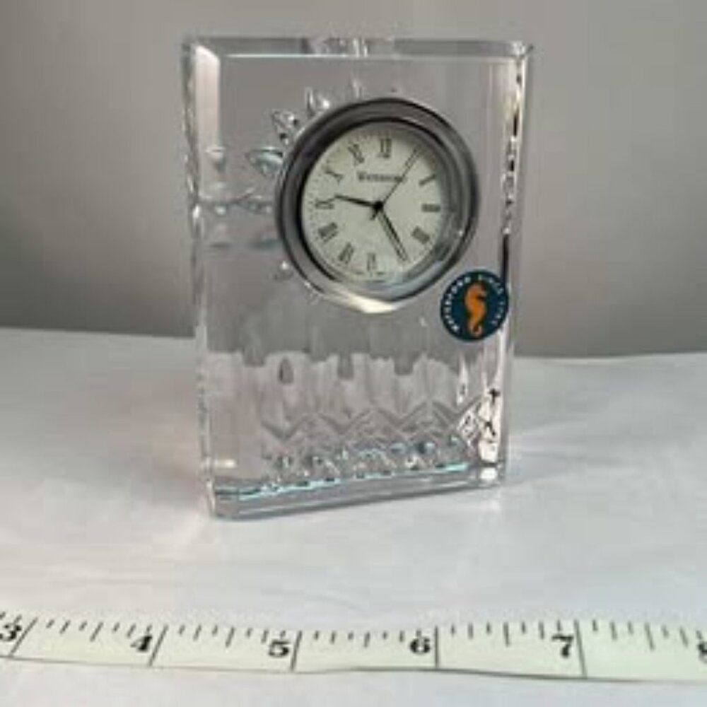 Waterford Crystal Lismore Clock/Great Gift‎ /Charity Sale - Picture 3 of 7